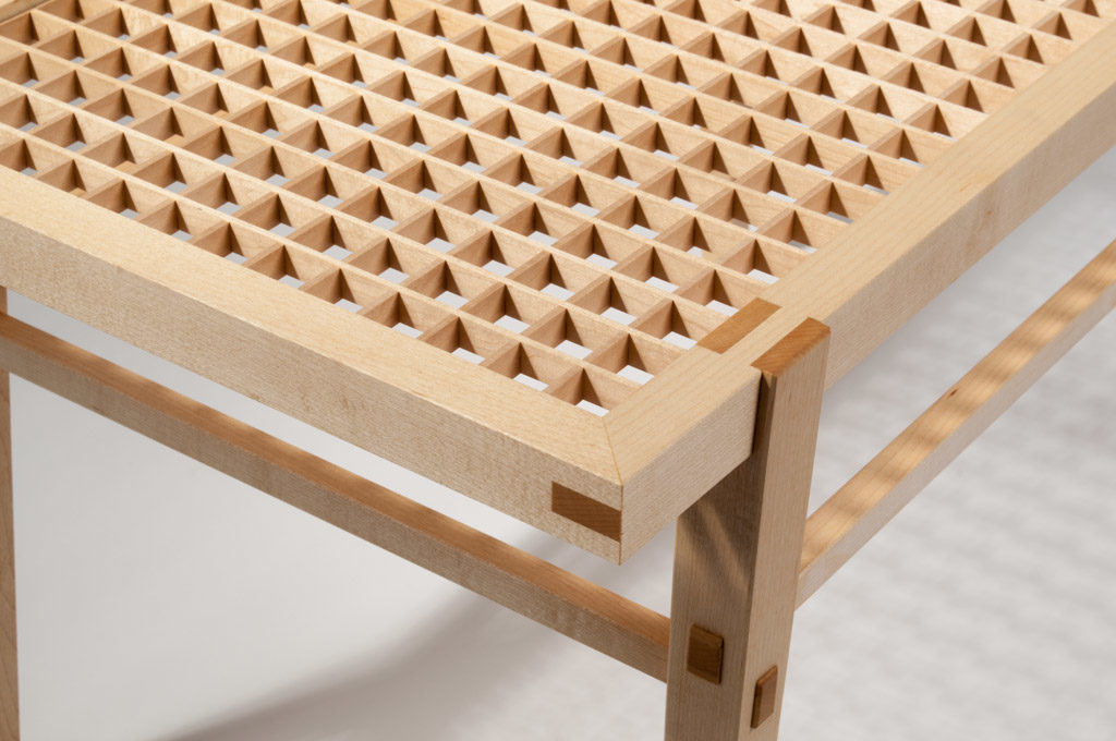Jigumi Coffee Table - Featuring Decorative Geometric Patterns