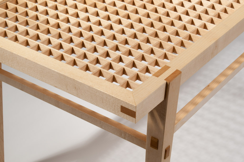 jigumi coffee table - featuring decorative geometric patterns