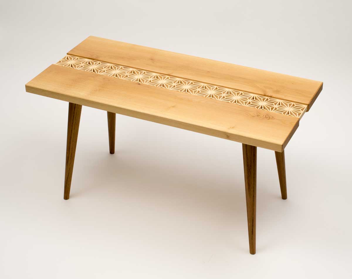 Kumiko Coffee Table - Big Sand Woodworking