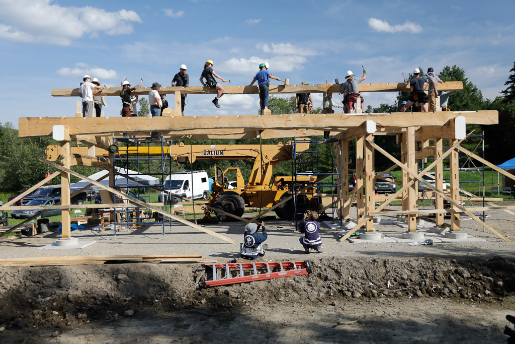 2024 Maine Timber Frame Workshop - Big Sand Woodworking
